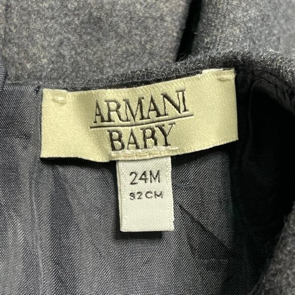 Armani Baby Girl Gray Blue Dress Size 24 Months - Picture 6 of 8